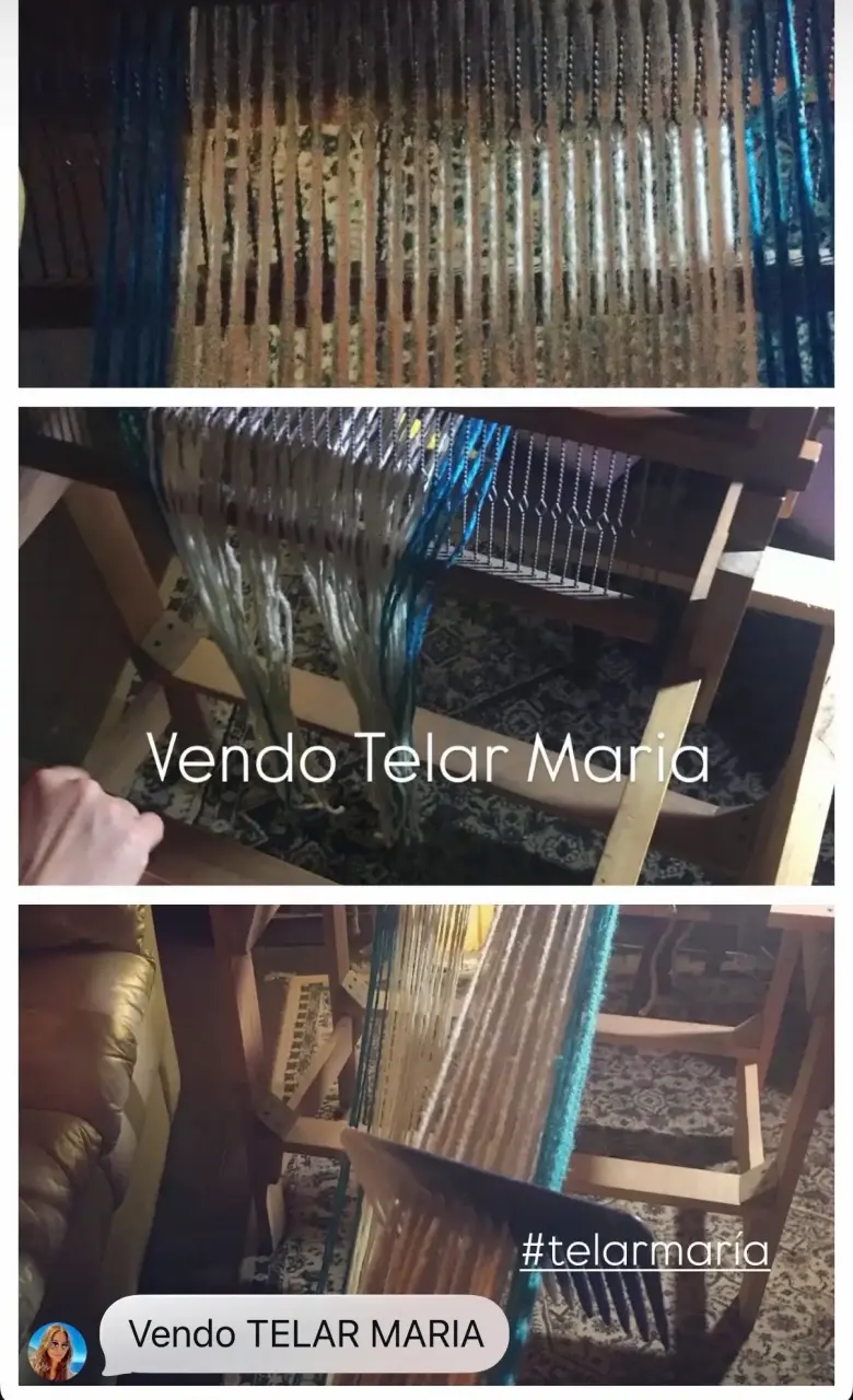 Telar María artesanal de madera