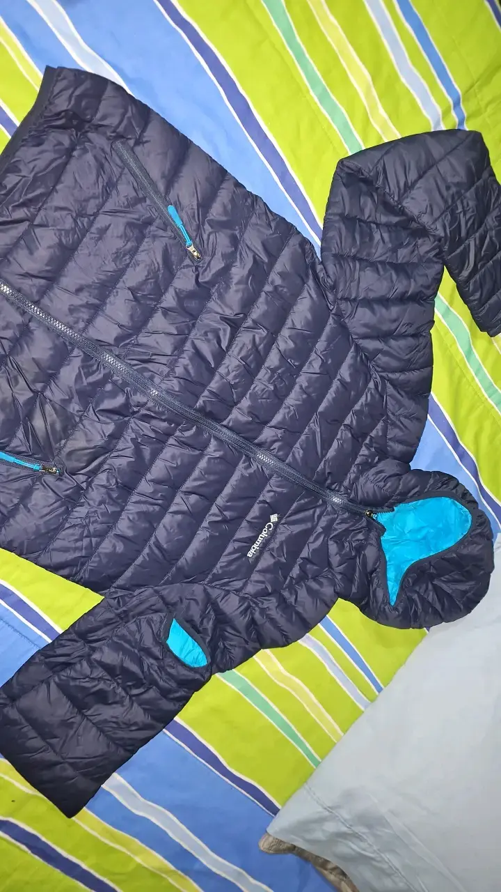 Chaqueta Columbia acolchada azul marino - 1