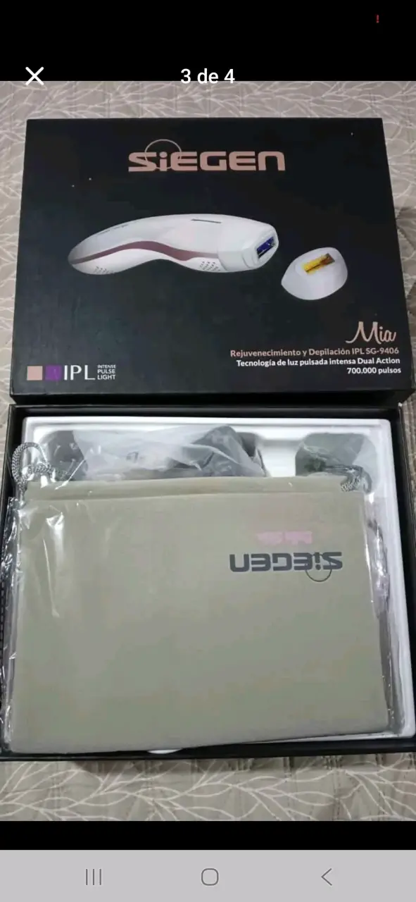 Depiladora IPL Siegen SG-9406 con 700,000 pulsos - 3