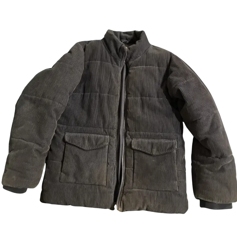 Chaqueta acolchada azul marino - 1