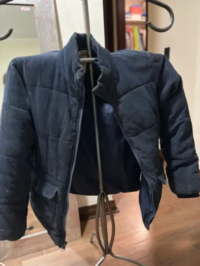 Chaqueta acolchada azul marino - miniatura 3