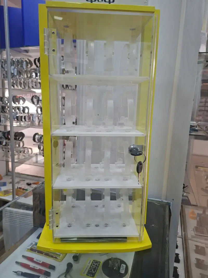 Vitrina giratoria para relojes con llave - 3