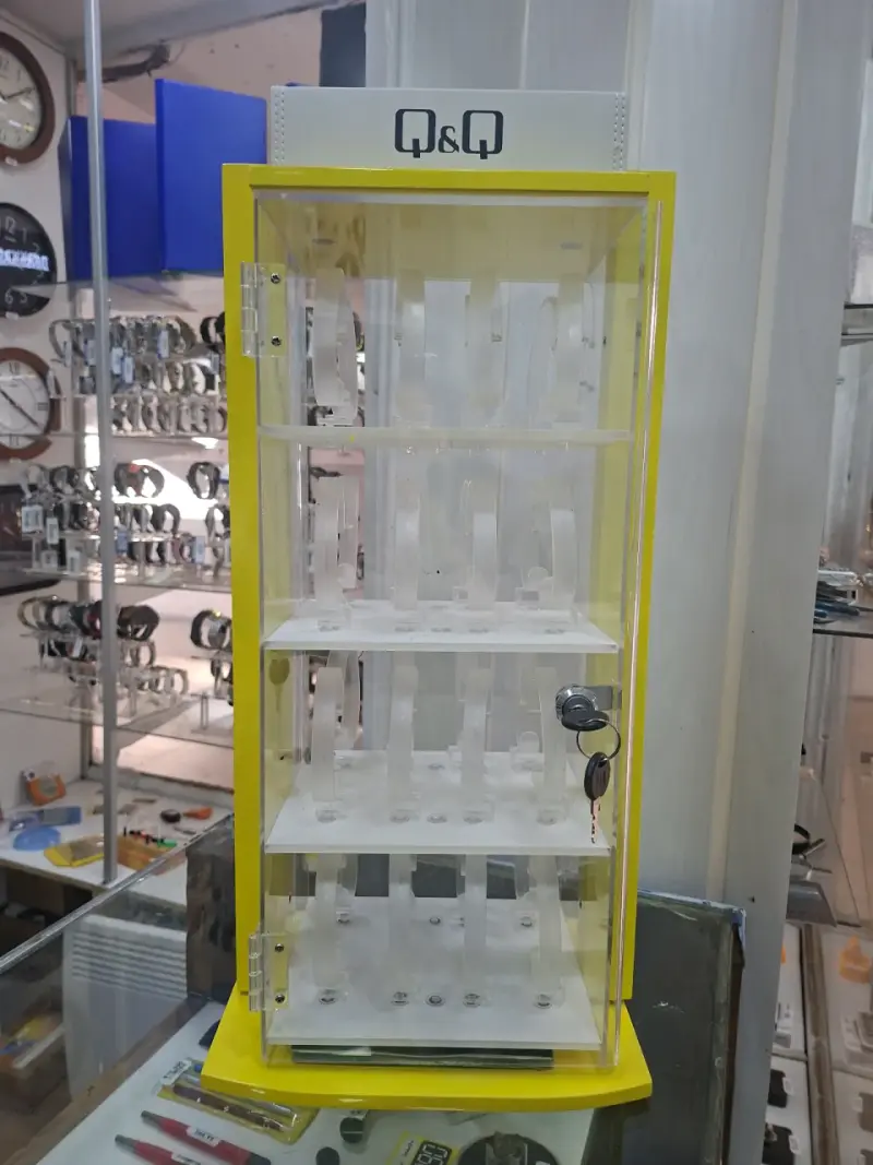 Vitrina giratoria para relojes con llave - 6