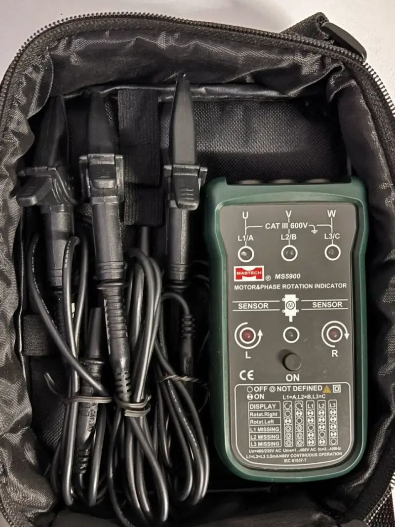 Secuencimetro Indicador de rotación de fases - 2
