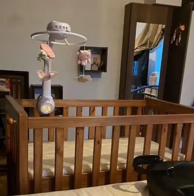 Cuna colecho de madera - miniatura 2