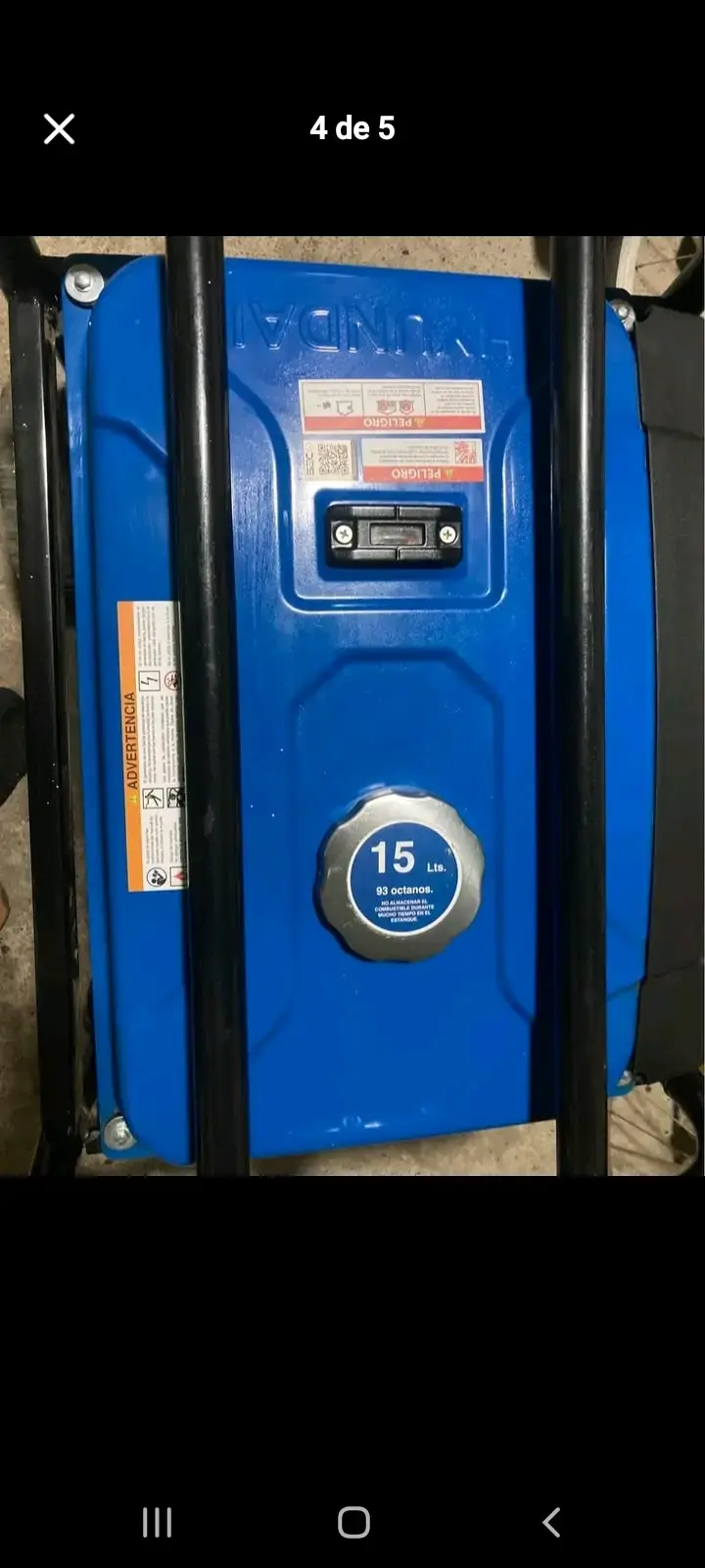 Generador eléctrico Hyundai portátil - 2