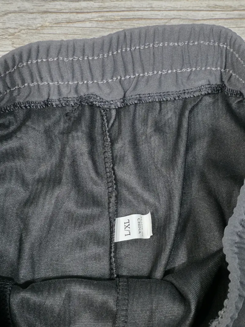 Buzo cargo negros Off-White con cintas - 3