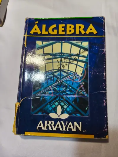 Libro de Álgebra Arrayán usado - miniatura 1
