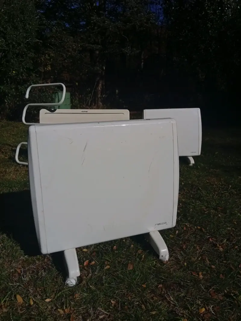 Radiador eléctrico Recco portátil blanco - 1