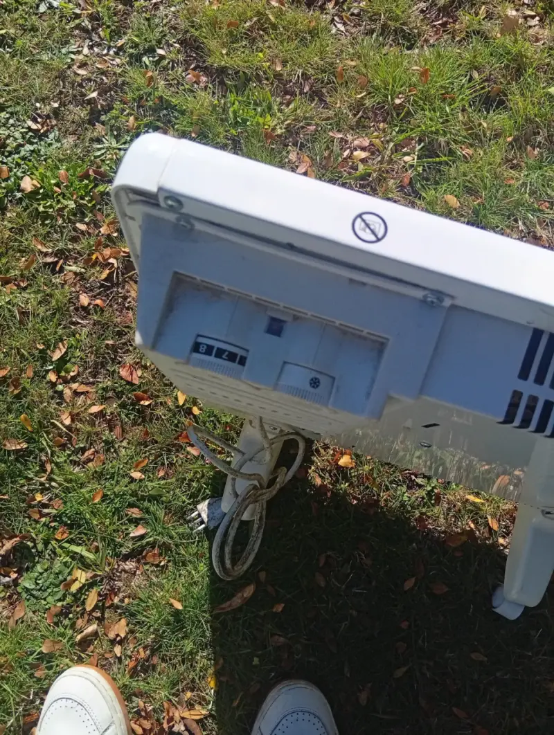 Radiador eléctrico Recco portátil blanco - 2