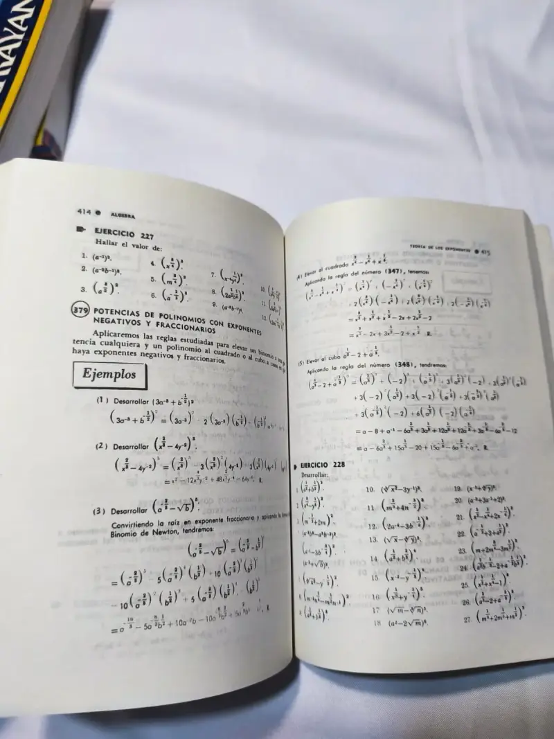 Libro Álgebra de Baldor en buen estado - 3