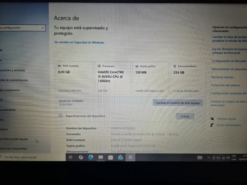 Laptop Lenovo ThinkPad con Intel i5 - 3