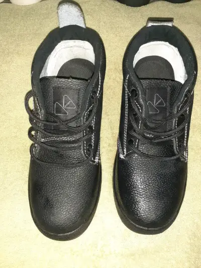 Zapatos de seguridad negros con costuras - miniatura 3