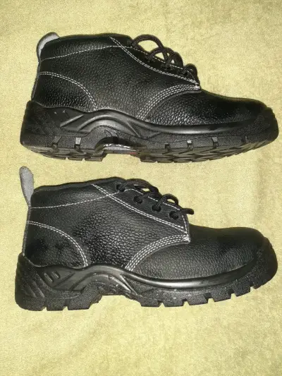 Zapatos de seguridad negros con costuras - miniatura 4