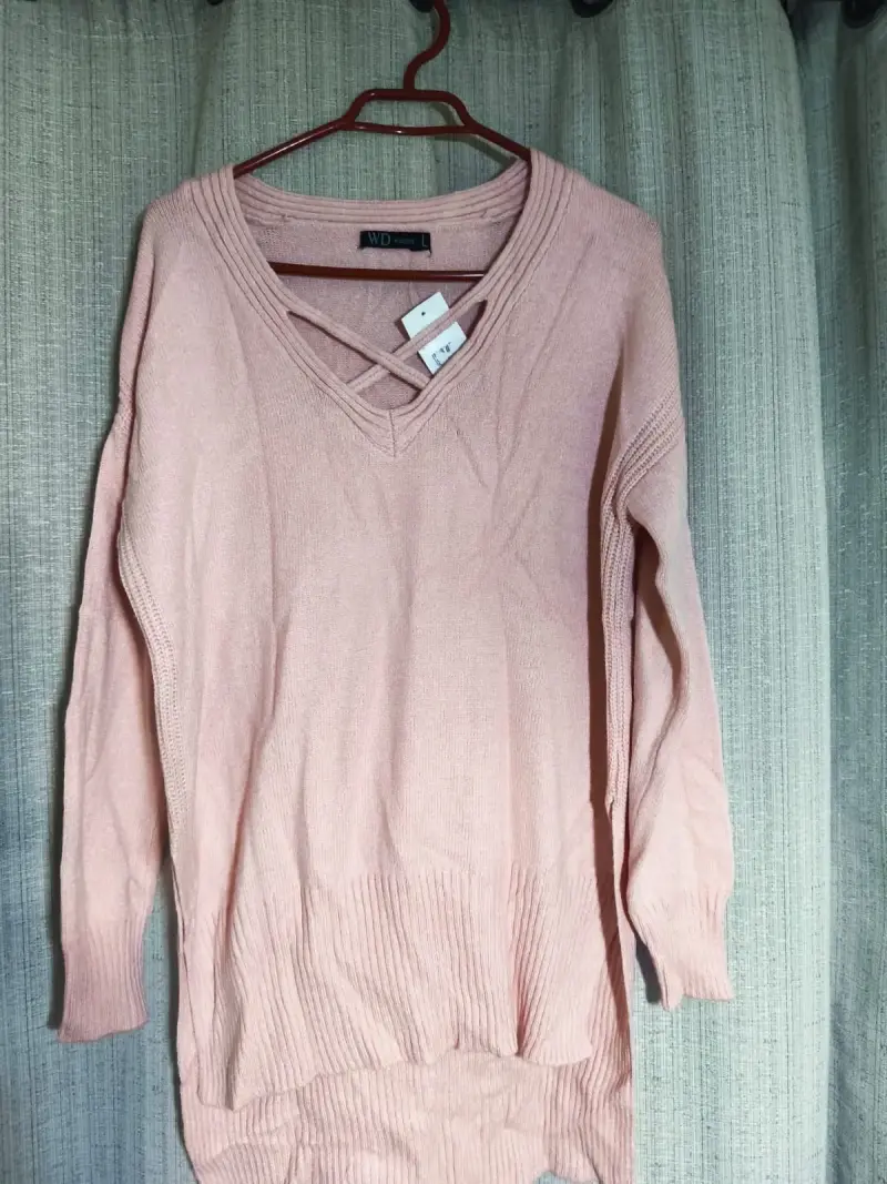 Suéter rosado de mujer WADOS talla L - 1