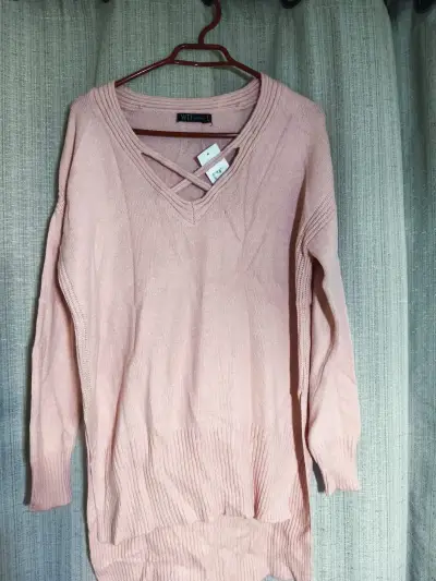Suéter rosado de mujer WADOS talla L - miniatura 1