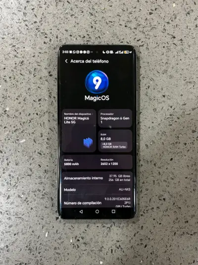 Smartphone Honor magic 6 lite - miniatura 2