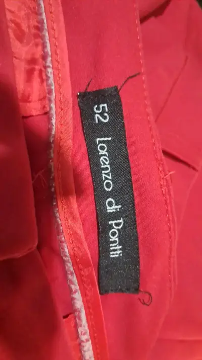 Pantalones rojos Lorenzo di Ponti - miniatura 3