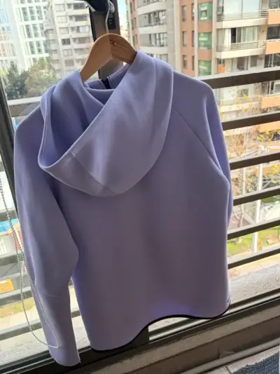 Chaqueta deportiva lila con cierre - miniatura 4