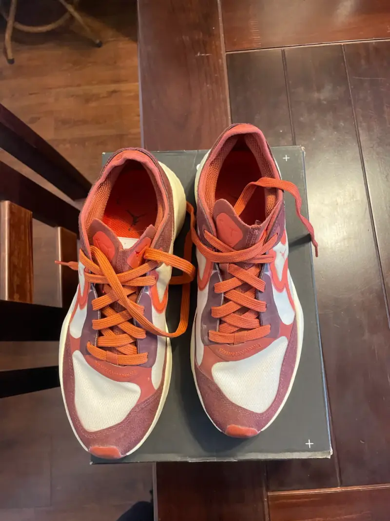 Zapatillas Jordan Delta 3 Low Mujer Burdeos - 4