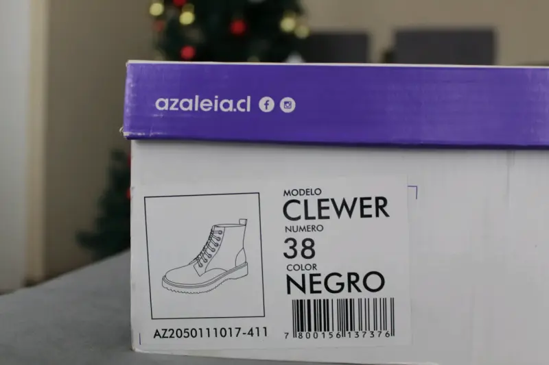 Botas negras de cuero con cordones - 5