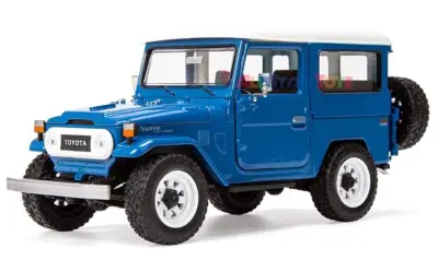 Toyota Fj 40 Soft Top (1960) Escala 1:24 - miniatura 3