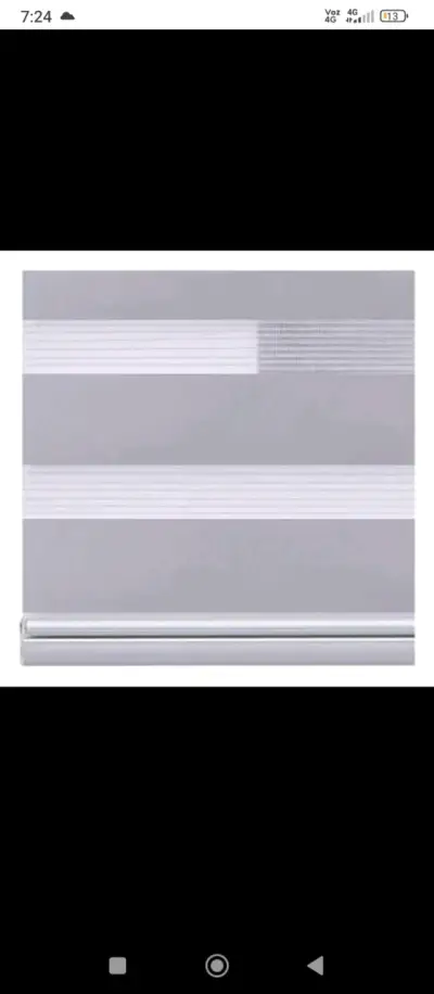 Cortinas roller dobles modernas gris día y noche - miniatura 3