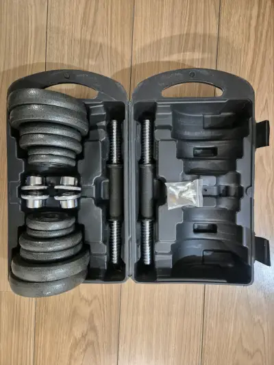 Mancuernas ajustables de hierro para gimnasio - miniatura 5