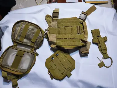 Arne militar color caqui - miniatura 2