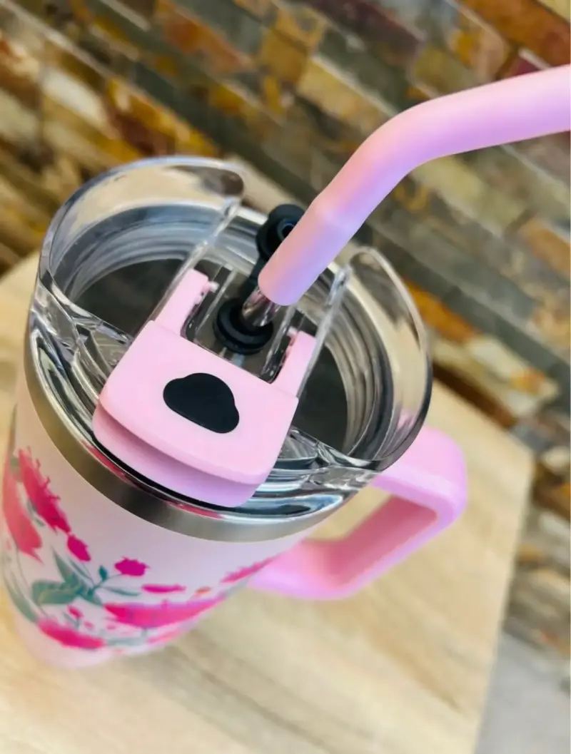 Vaso térmico PUUR con diseño floral - 2