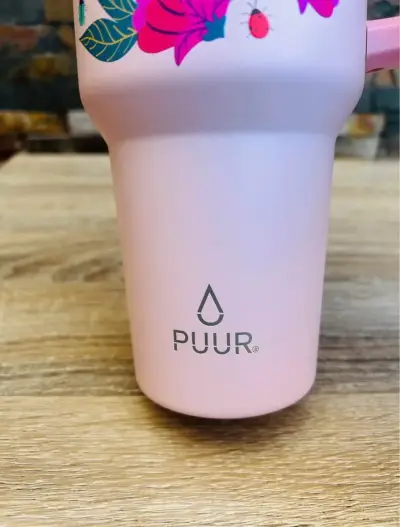 Vaso térmico PUUR con diseño floral - miniatura 4