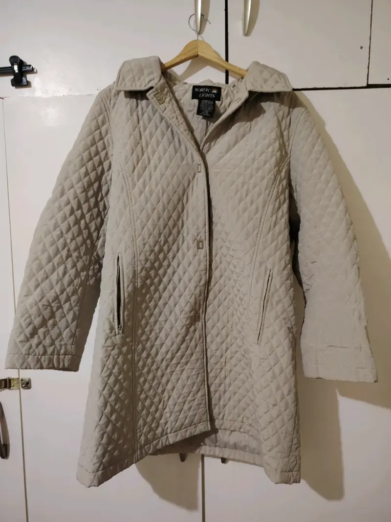 Abrigo acolchado beige Nordic Lights - 1