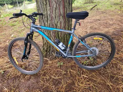 Bicicleta Oxford montaña gris y azul - miniatura 3