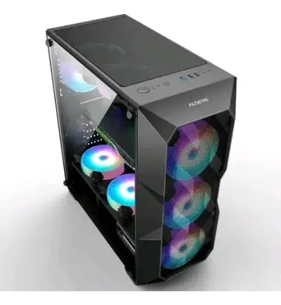 Gabinete de PC con ventiladores RGB - miniatura 2