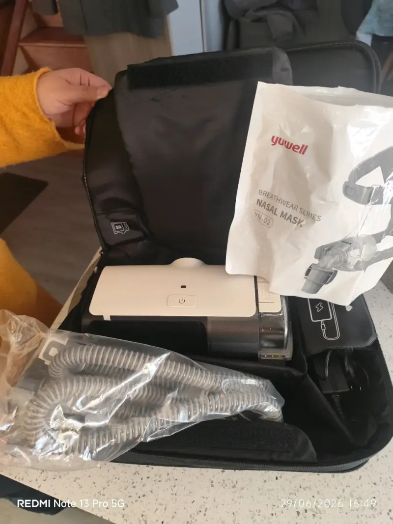 Máquina CPAP Yuwell con máscara nasal - 2