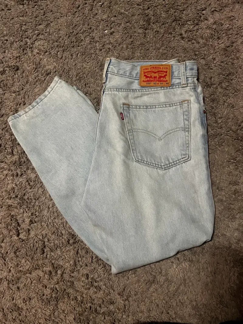 Jeans Levi's 550 azul claro vintage - 1