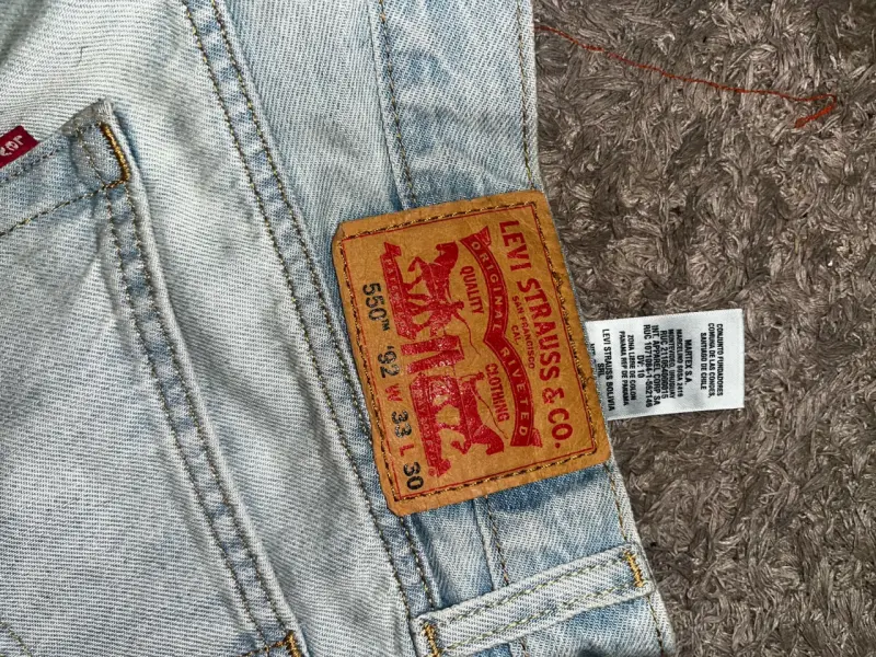 Jeans Levi's 550 azul claro vintage - 2