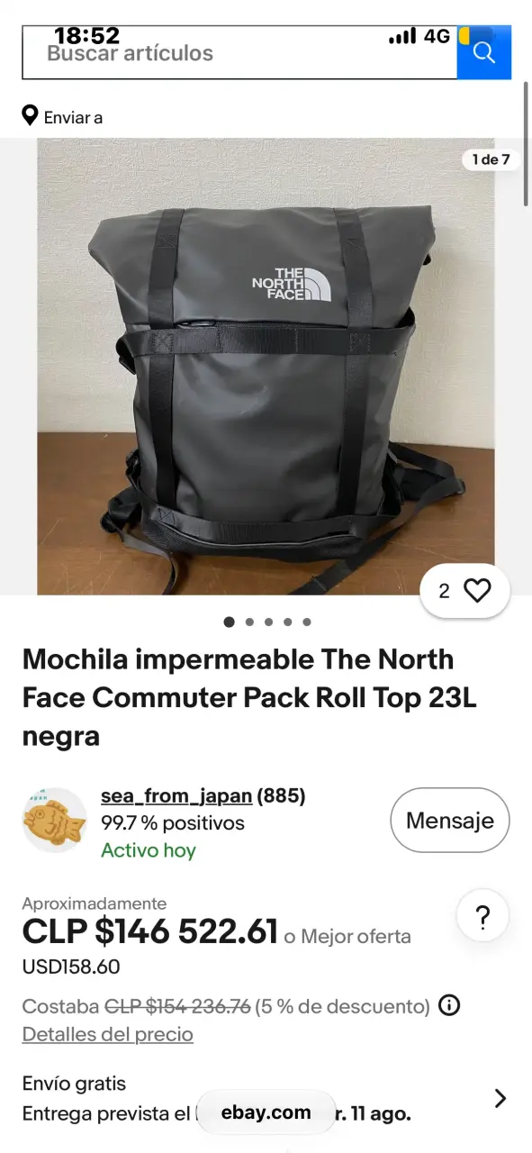 North face commuter mochila (descontinuada) - 5