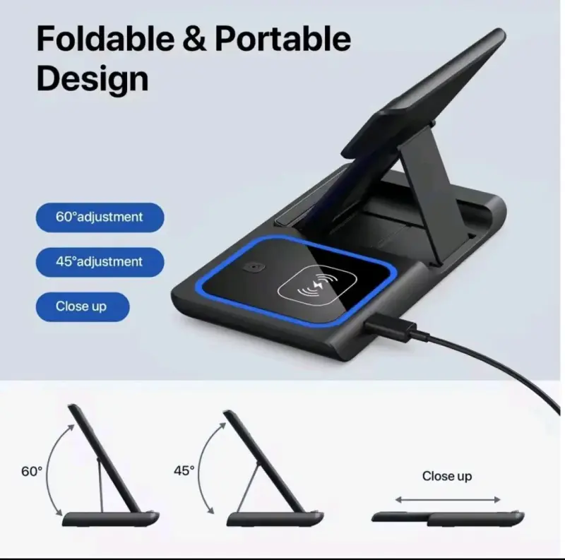Cargador inalámbrico 3 en 1 para dispositivos Apple - 5