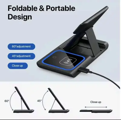 Cargador inalámbrico 3 en 1 para dispositivos Apple - miniatura 5