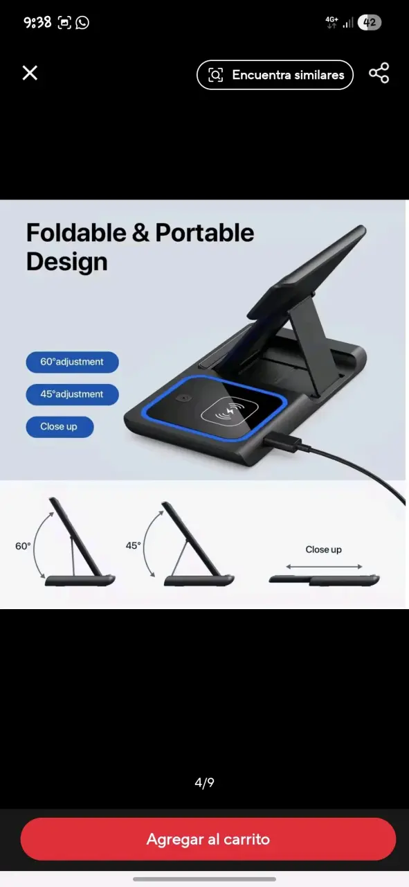 Cargador inalámbrico 3 en 1 para dispositivos Apple - 6