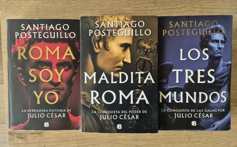 Trilogía de libros de Santiago Posteguillo sobre Julio César - 1