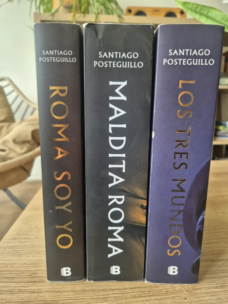 Trilogía de libros de Santiago Posteguillo sobre Julio César - 2
