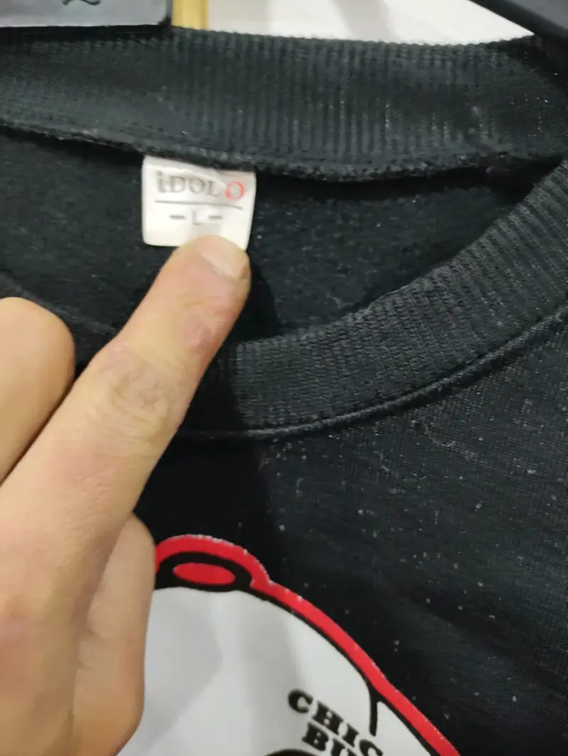 Polerón negro Chicago Bulls unisex - 2