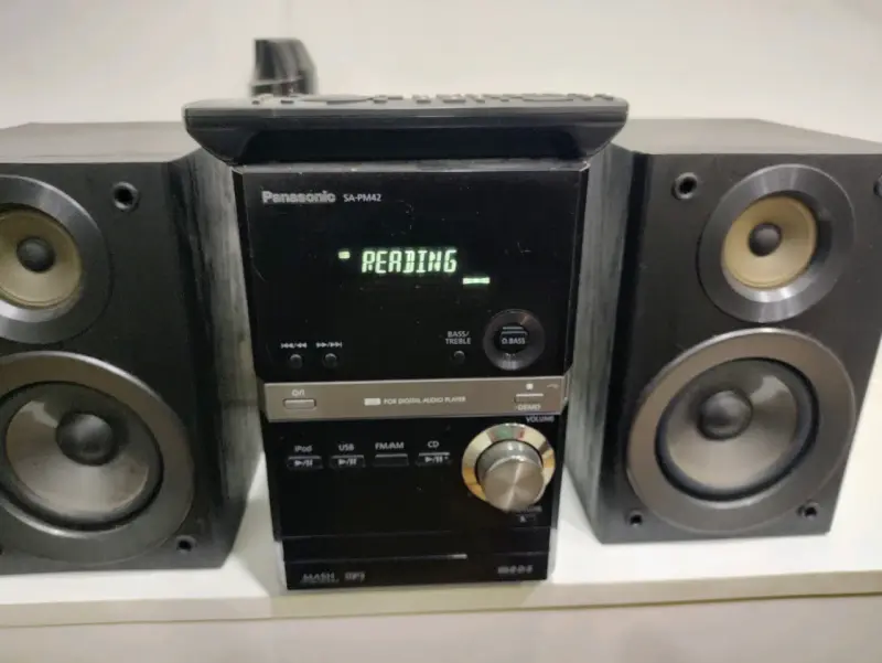 Sistema de sonido Panasonic SA-PM42 con altavoces - 1
