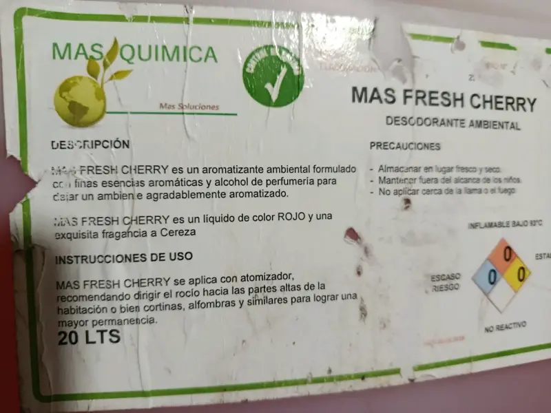 Desodorante ambiental Mas Fresh Cherry 20L - 3