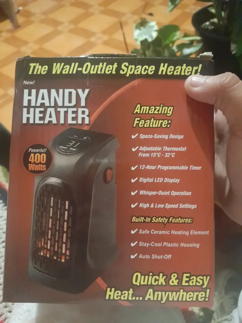 Calefactor portátil Handy Heater 400W - 1