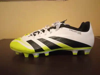 Botines de fútbol Adidas Predator blancos y negros - miniatura 6