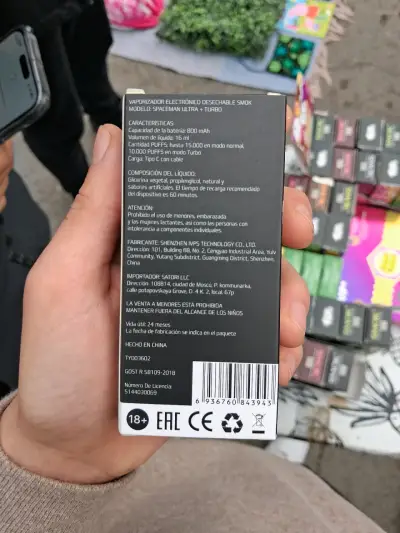 Vape desechable Smok Spaceman Ultra Root Beer - miniatura 2