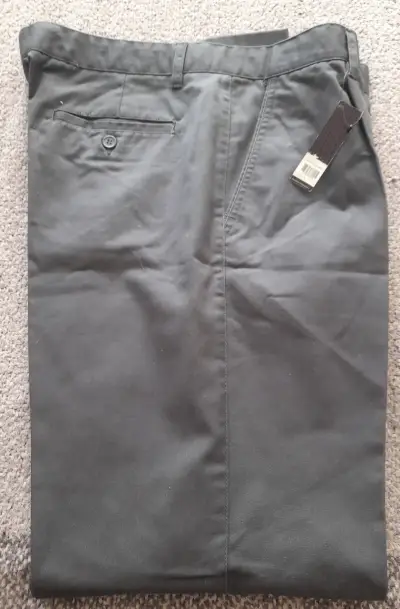 Pantalones de vestir grises para hombre - miniatura 2